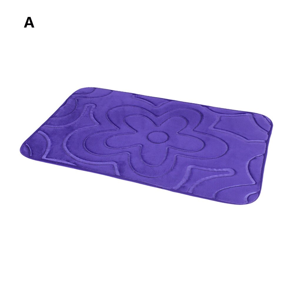 Sklisikkert rullestein flanell badteppe badematte badeteppe skumpute dusj kjøkken gulvteppe 40*60cm коврик для ванной^ 25