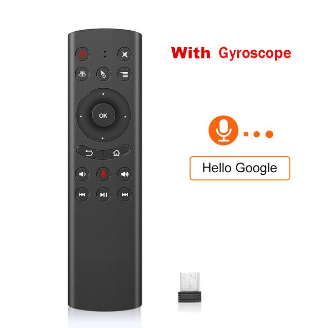 Wechip G20S 2,4G Wireless Air Mouse Gyro Voice Control Sensing Mini Tastatur G20 Fernbedienung Für Mini PC Android TV Box: G20 plus
