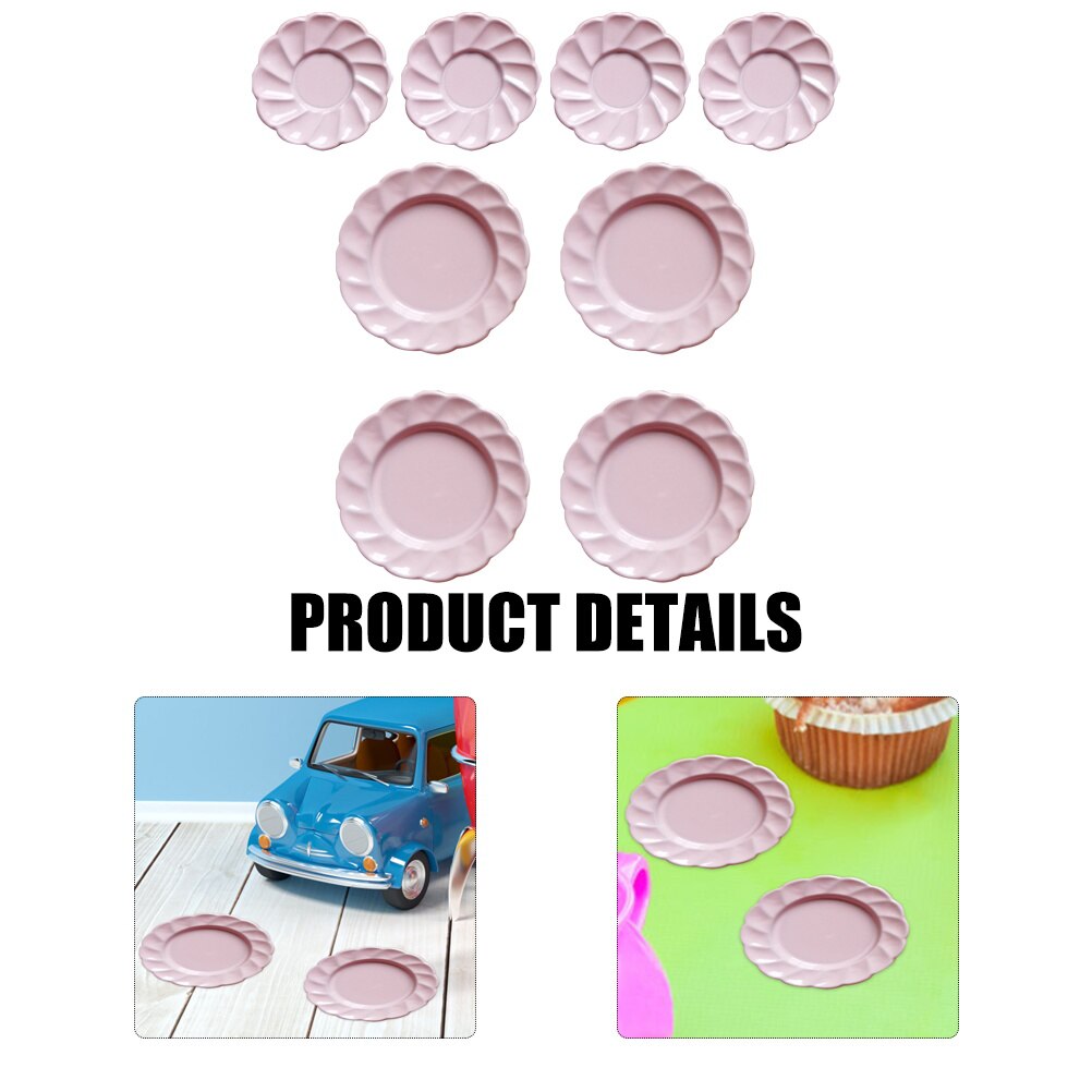 8pcs Decorative Mini Dish Bowl Lovely Mini Dish Plate