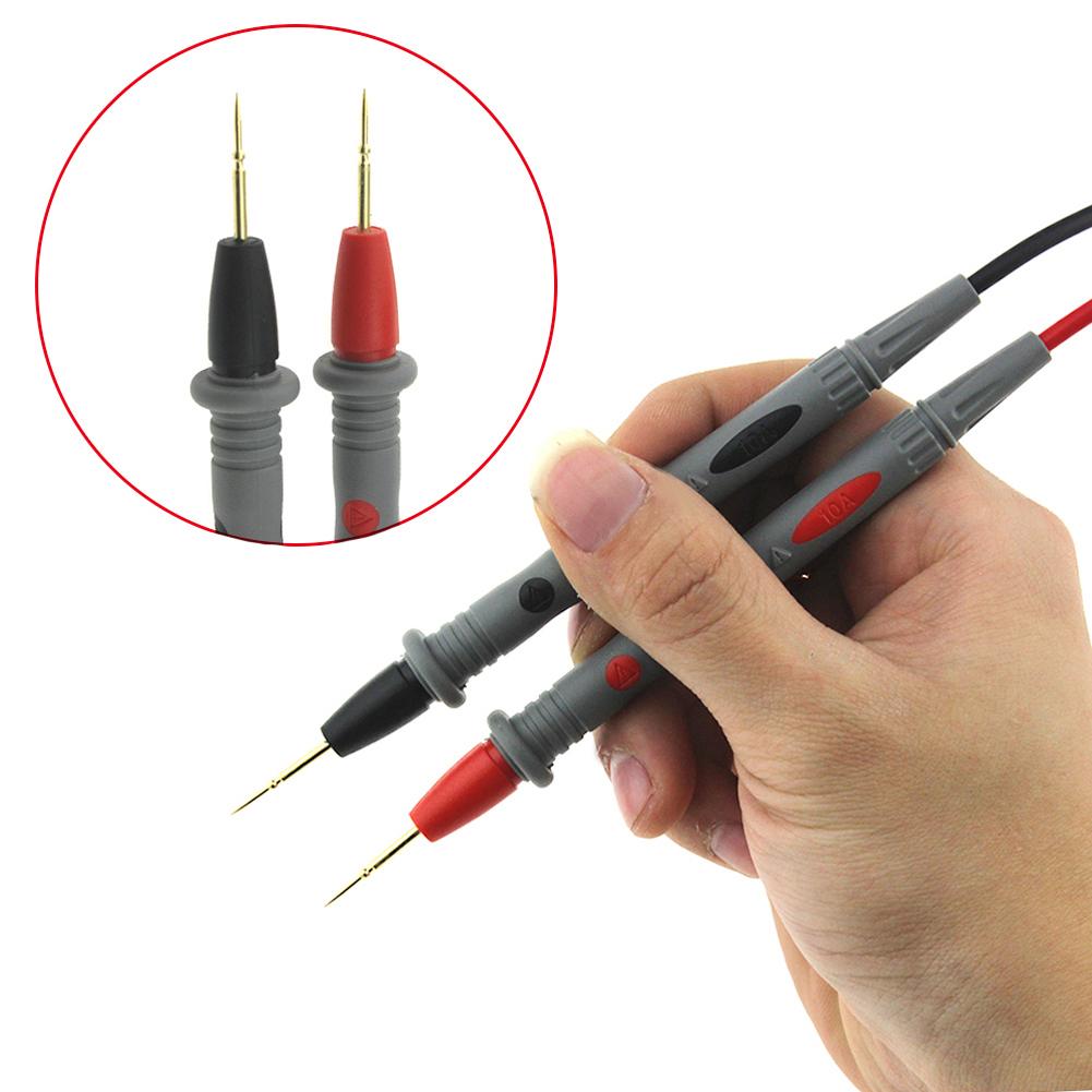 1 Pair Universal Probe Test Leads Pin for Digital Multimeter Needle Tip Meter Multi Meter Tester Lead Probe Wire Pen Cable 20A