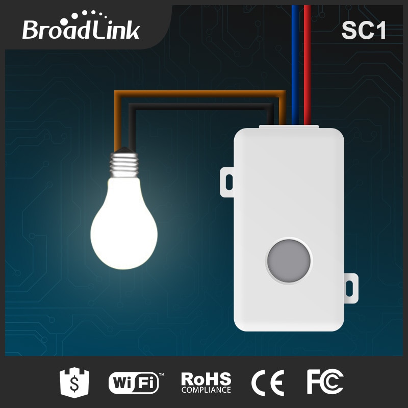 2/4/5/8/10 Pack BroadLink SC1 WiFi Smart Light Switch Wi-Fi Modules Box works with Alexa and Google Assistant