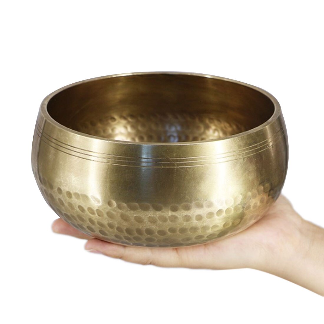 Healing Meditation Yoga Bowl Set Decorative-wall-dishes Resonancewith Mallet Handmade Tibetan Singing Bowl