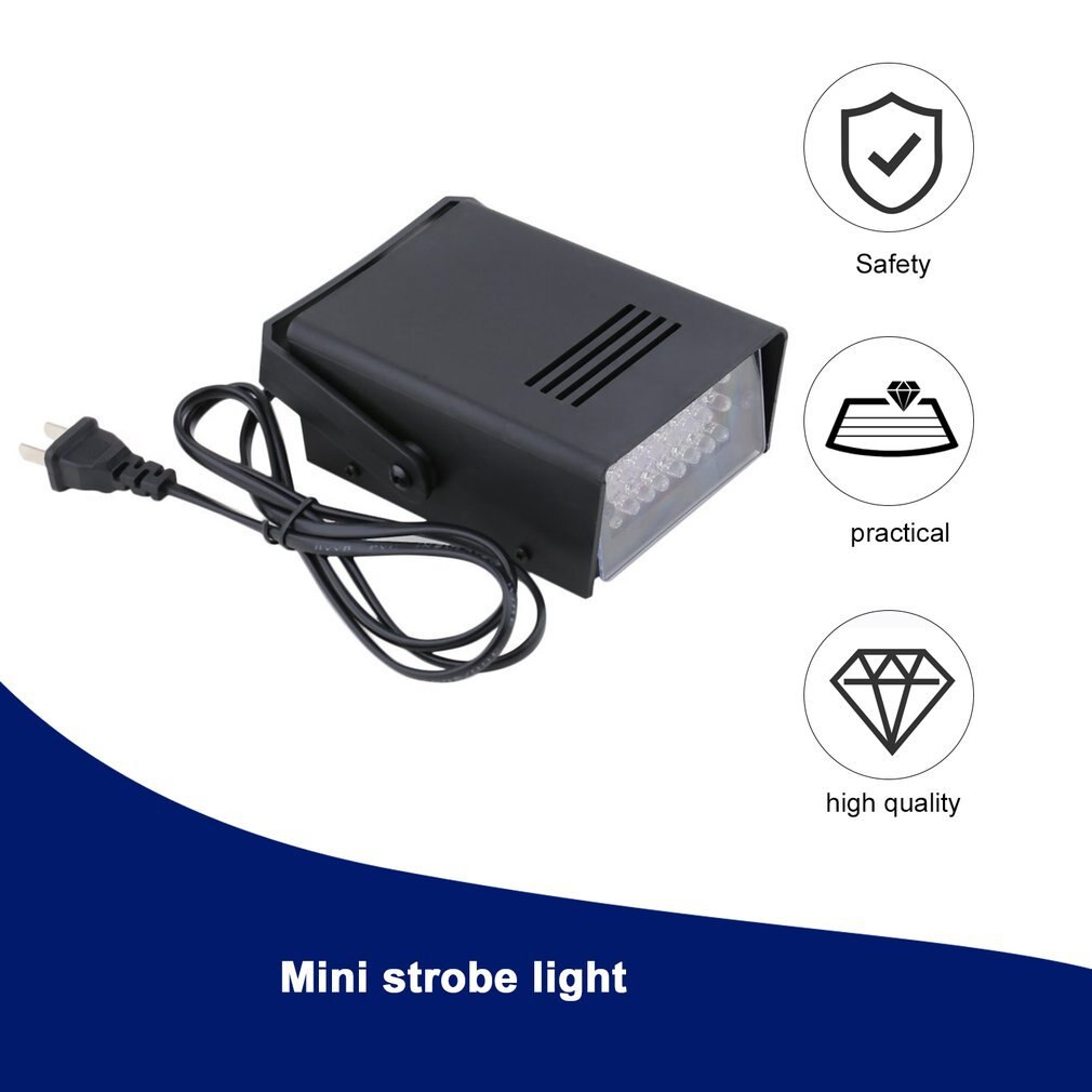 Mini 24 LED Strobe Disco DJ Flash Lamp Club Stage Lighting Bulb Party Bar Brand