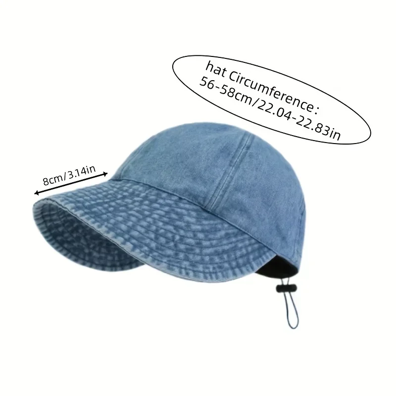 Damen Sommer Fischerhut - Breiter Rand, Faltbarer Sonnenschutz, UV-Schutz, draussen Sport Snapback Kappe