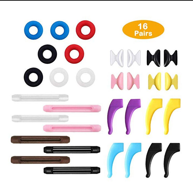 Anti Slip Silicone Glasses Ear Hooks For Kids And Adults Round Grips Eyeglasses Sports Temple Tips Soft Ear Hook: 5
