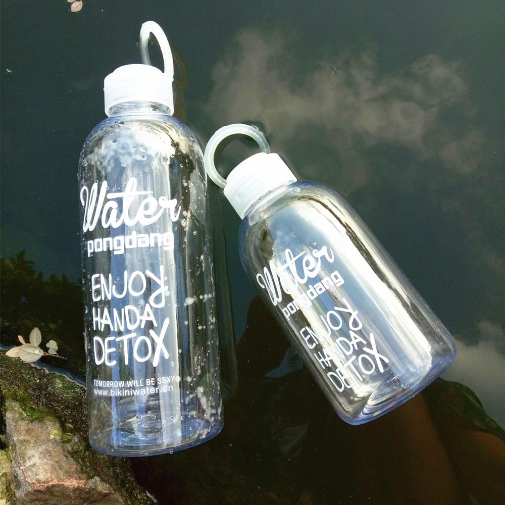Gennemsigtig flaske sport flaske vand kop rejse cykling cykel tilbehør frugt bærbar juice