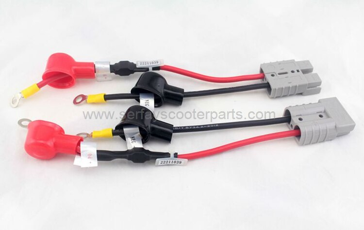 Battery Wire Harness with 50Amp Connector with fuse for The Sunrise mobility scooter S400/S425/S700 assembly OEM