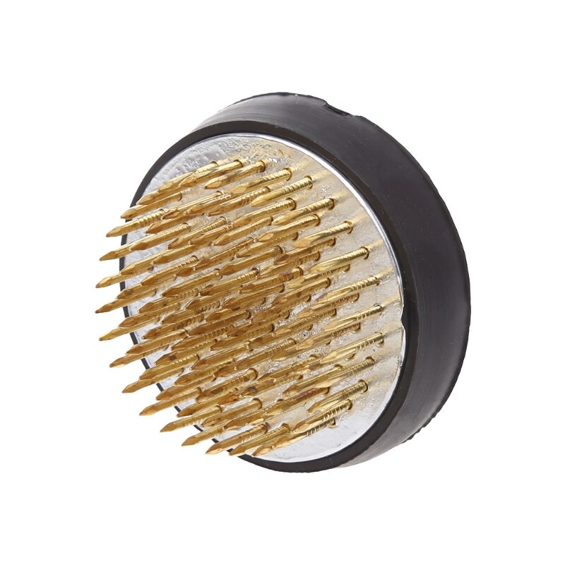 Japanese Ikebana Kenzan Flower Frog for Flower Arrangements Brass Floral Arranging Pin Needle Holder DIY Flower Art Fixed Tools