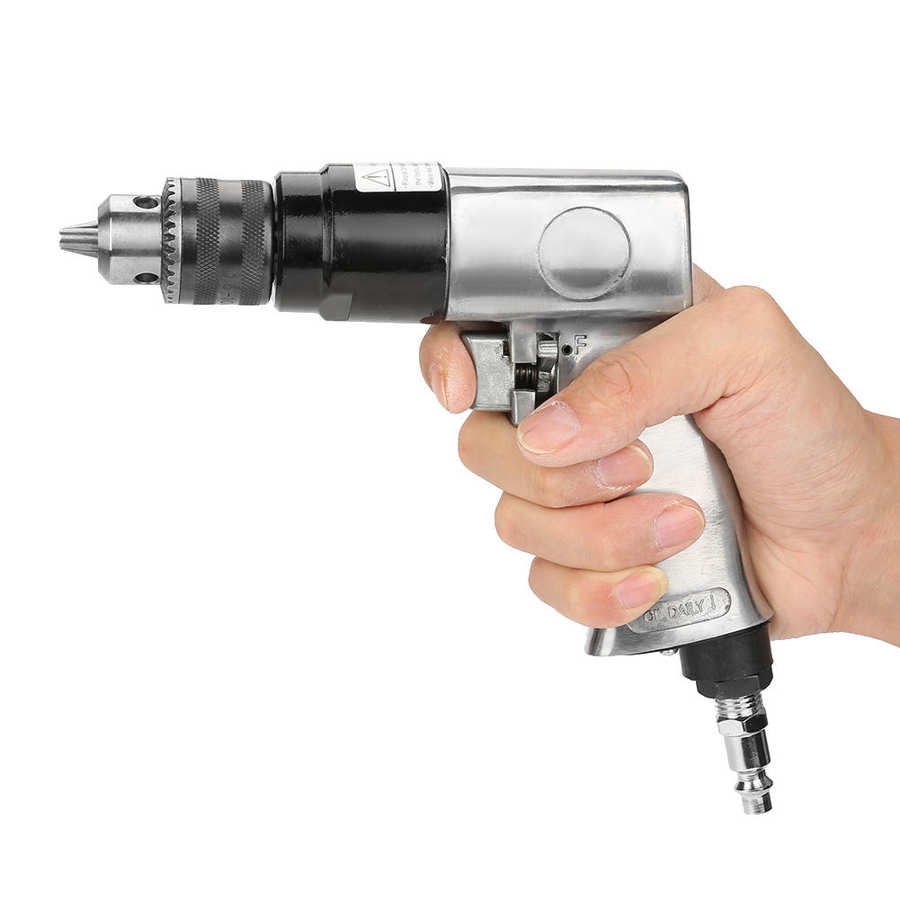 3/8 inch 1700rpm Air Drill High-speed Pneumatic Drill Reversible Rotation For Hole Drilling For Hand-held Operation