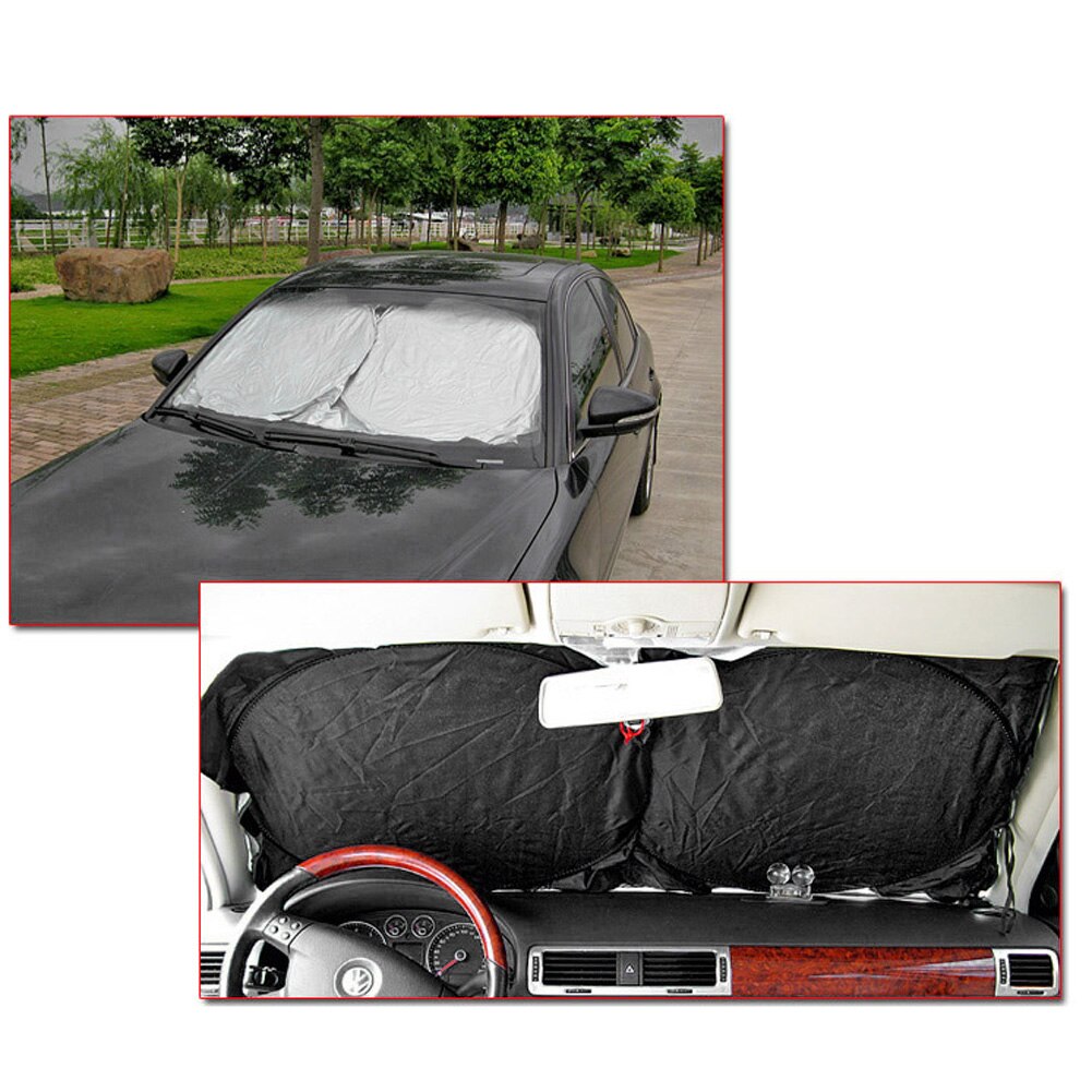 150X70Cm Voorruit Zonnescherm Protector Universele Auto Voor Zonneklep Zonnescherm Voor Outdoor Persoonlijke Auto Onderdelen Decor