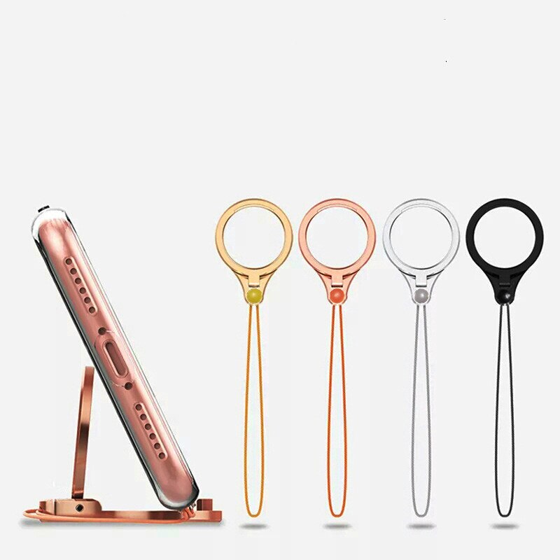 ZUCZUG Ring Phone Holder Multifunction Metal Phone lanyard Finger Ring Mobile Phone Holder 2 in 1 For Most Cell Phone Rated 4.8