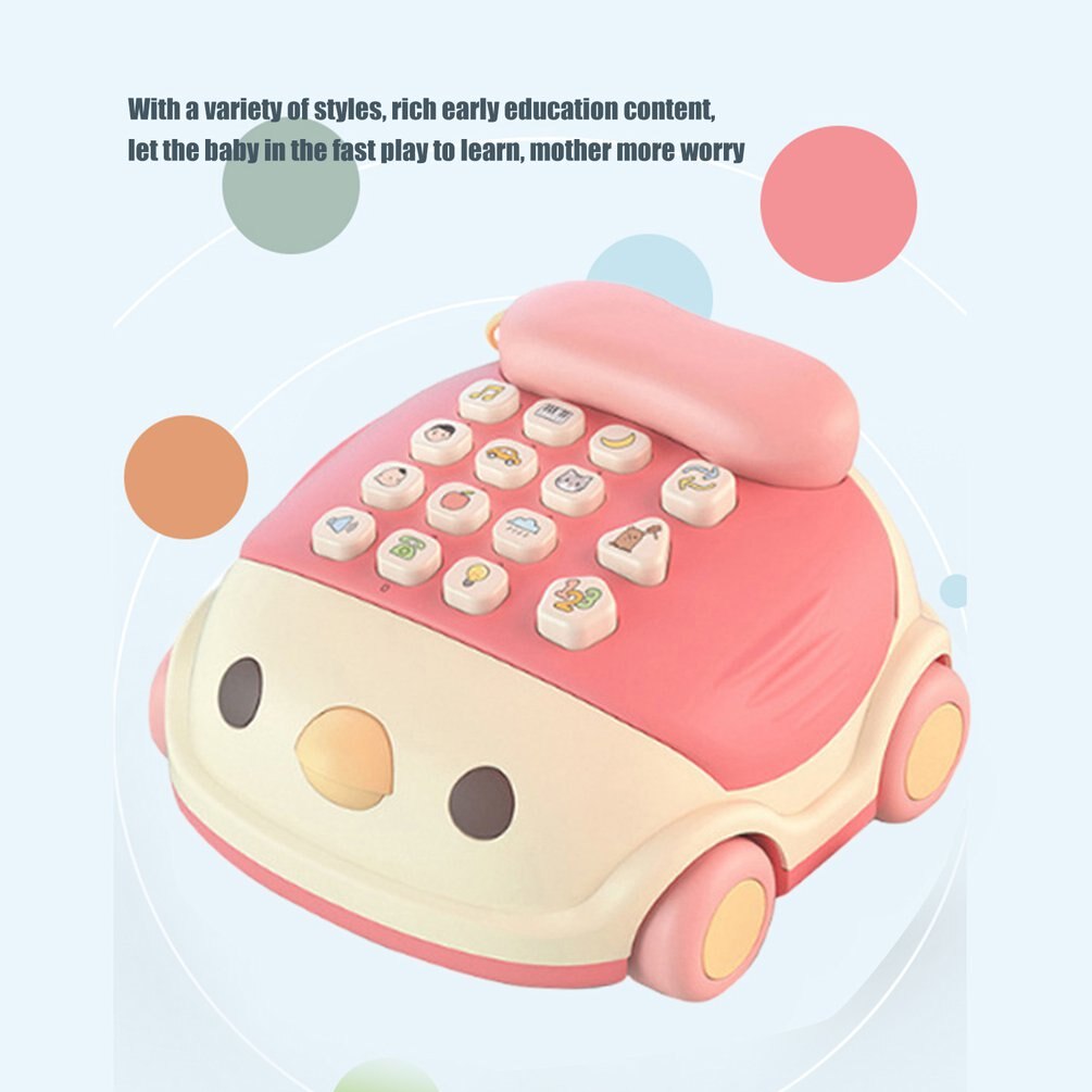 Retro Kinderen Telefoon Speelgoed Telefoon Vroege Onderwijs Verhaal Machine Baby Telefoon Geëmuleerd Telefoon Speelgoed Voor Kinderen Muzikaal Speelgoed