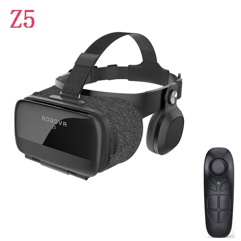 VR BOBO Z4 Z5 Glasses Goggles Box Headset Earphone Virtual Reality 3D Helmet Video Bluetooth Movia Controller: Z5 B03