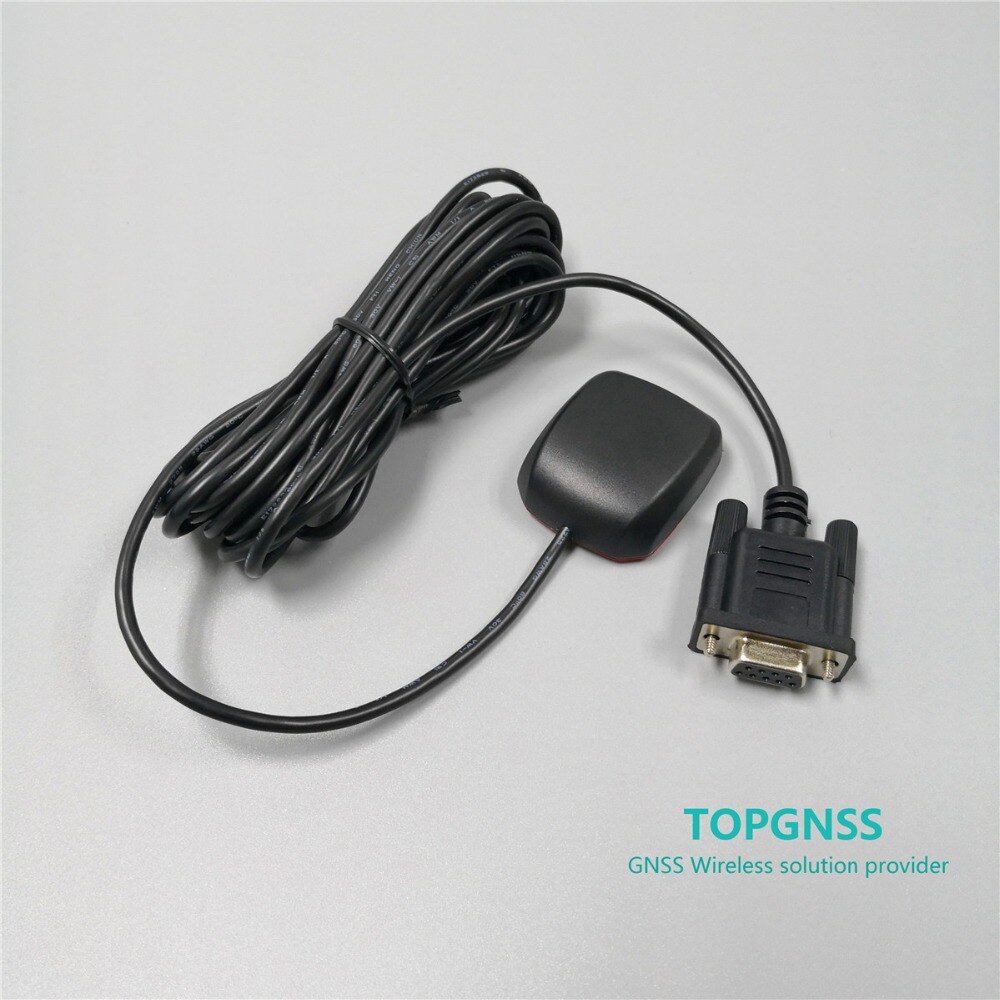 TOPGNSS rs232 gps receiver antenna module gps glonass receive Dual mode Industrial control DB9 female GN200GR NMEA 01883