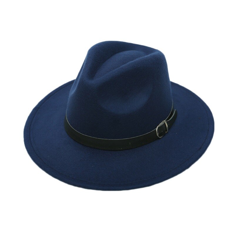 Unisex Hat Women Felt Hat Fedora Hats Women Classic British Imitation Woolen Autumn Winter Laday Jazz Streetwear Felt Hats