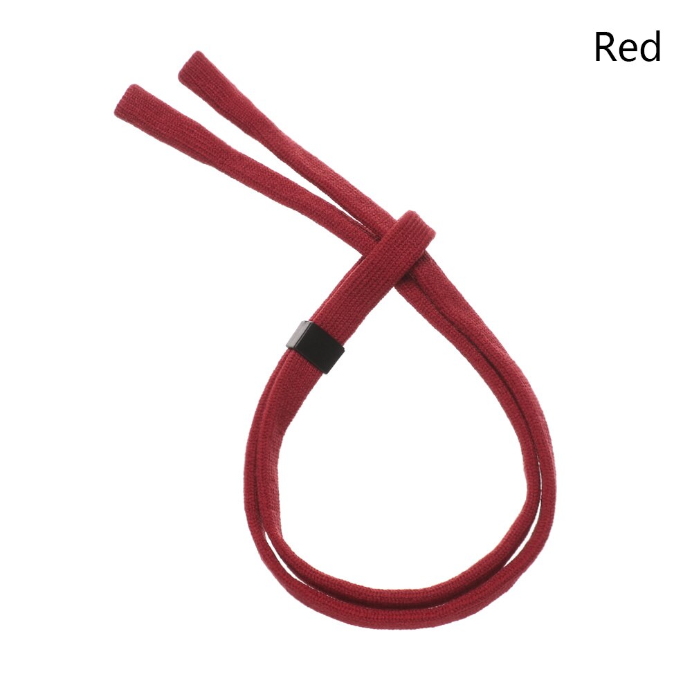 1pc polyester brillenkettingen, antislip brillenkoorden, brillenkettingen, zonnebrillenaccessoires: Rood