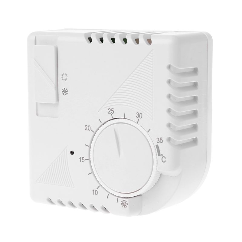 Uniwersalny termostat pokojowy oszczędzanie energii mechaniczny regulator temperatury z przełącznikiem 220V - 250V 50/60Hz gadżety domowe