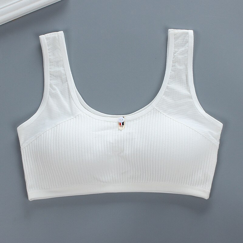 Reggiseno a rete in cotone estivo sottile reggiseno per ragazza intimo per bretelle stile gilet intimo ragazza adolescente 13-25Y: 4
