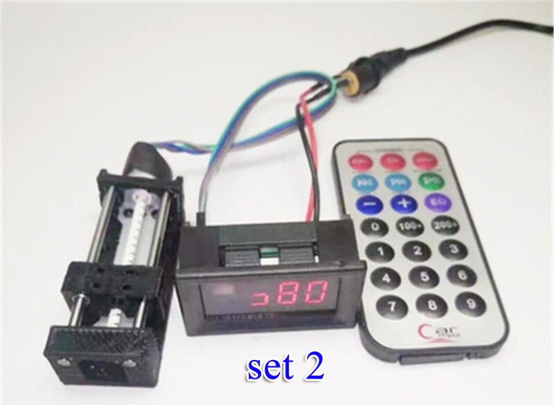 Motor paso a paso de tornillo lineal micro de 15mm, 2 fases, 4 cables, usado con deslizador de soporte