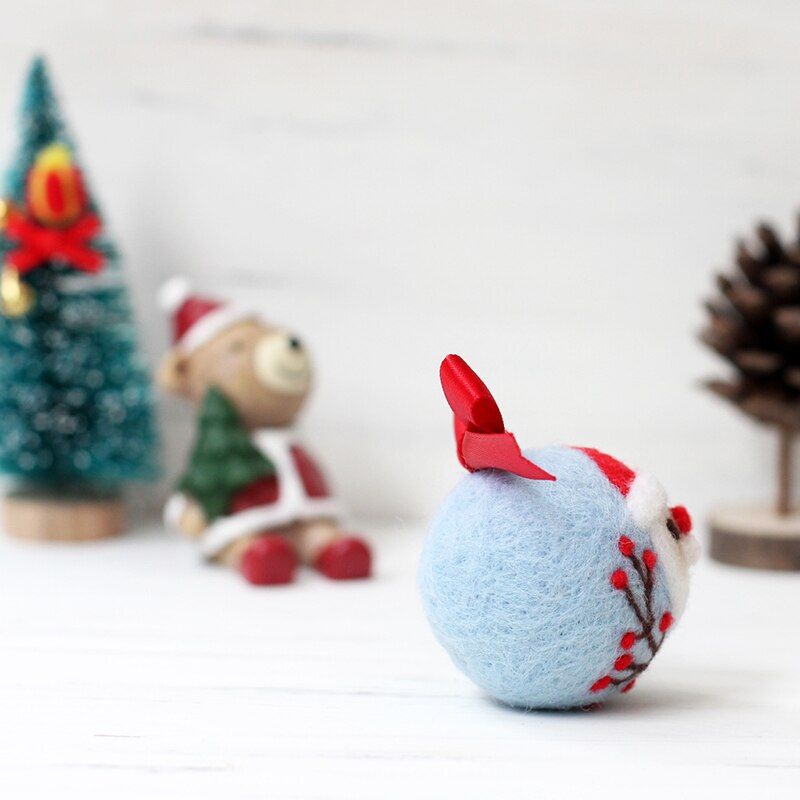 1Set Felt DIY Package Felt Craft For Handmade Christmas Hangings Santa Tree Snowman Elk For Cell Accessories Felt Material Set