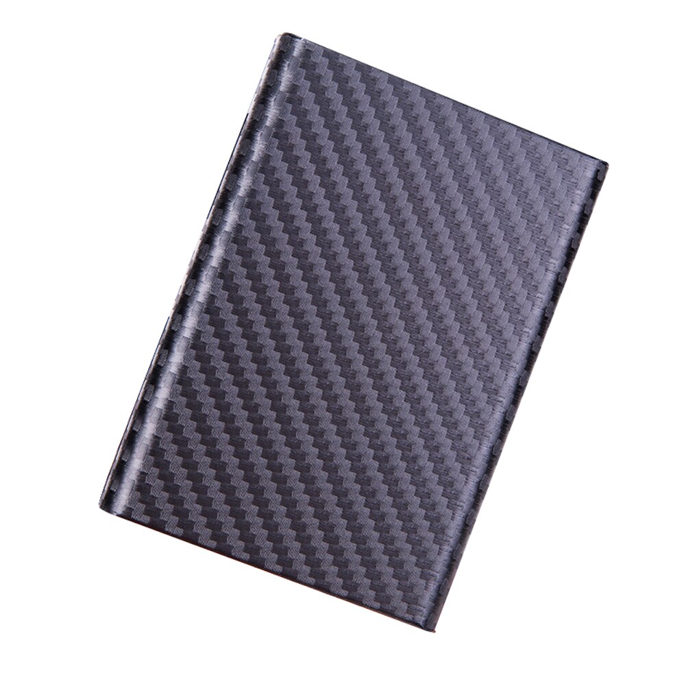 Anti Magnetische Beschermende Business Security Credit Kaarthouder Aluminium Case Portemonnee Opslag Mannen 6 Slots Doos Reizen Bank: Zwart