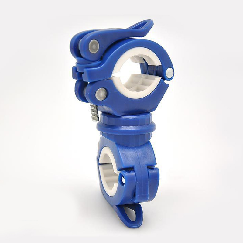 Mount Bike Cycling 360 Degree Rotatable bicycle clamp Flashlight LED Torch Light Holder Grip Bicycle seat pipe clamp: A