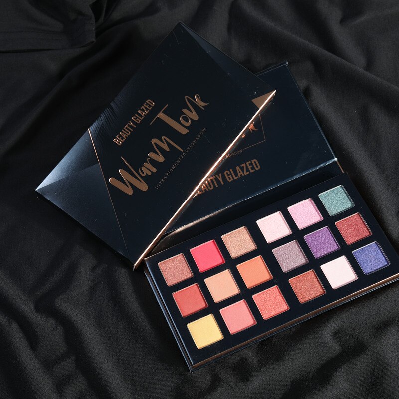 BEAUTY GLAZED Brand 16 Color Pressed Shimmer Matte Glitter Eyeshadow Diamond Rainbow Make Up Cosmetics Eye shadow Magnet Palette: 1