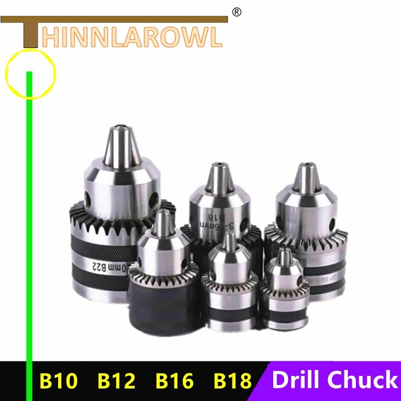 B10 B12 B16 B18 Heavy Drill Chuck Taper hole Milling machine Tool Drill chuck rotation clamping Machine Chuck for CNC Tool Drill