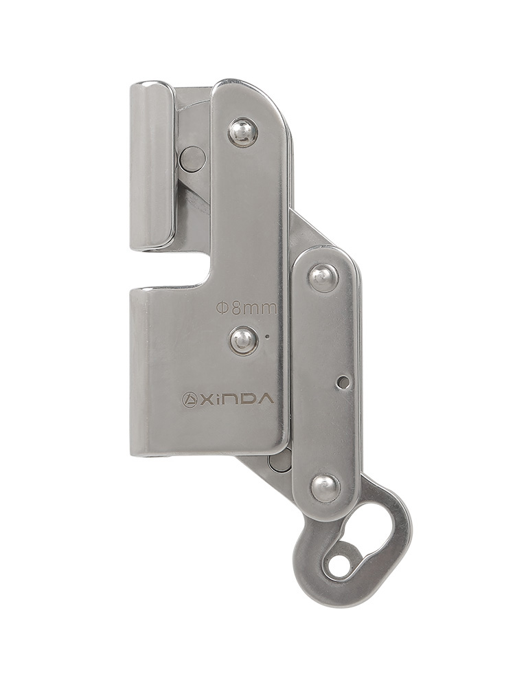 Xinda 8mm 10mm Steel Cable Fall Arrester Work At Height Rope Grab For Steel Cable Wind Power Protection Equipment