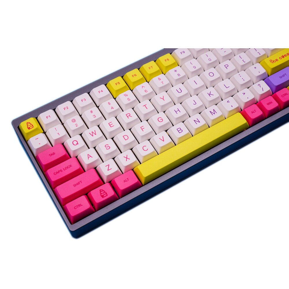 G-MKY Macaron /Ice cream Keycaps PBT Dye-sublimated Keycap XDAS profile For Filco/DUCK/Ikbc MX switch Mechanical Keyboard Keycap