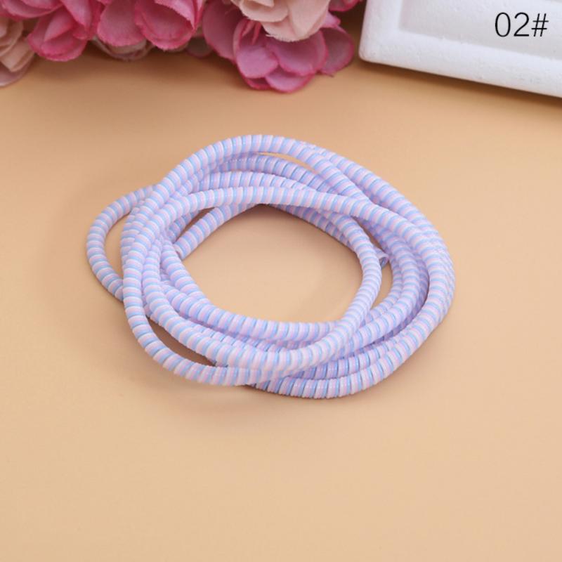 1.4M Kabelhaspel Draad Case Datalijn Bescherming Kabel Protector Usb Opladen Wire Cord Bescherming Voor Oortelefoon Oplader Kabel: 02