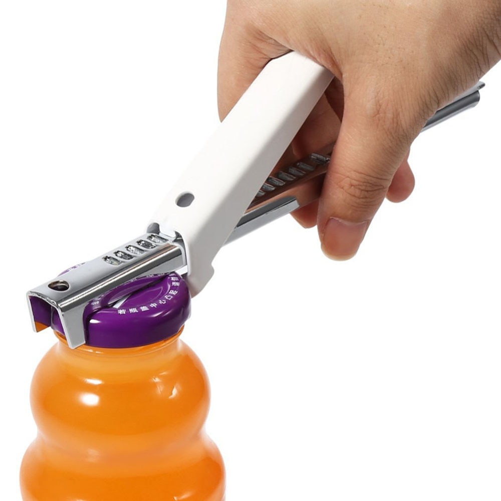 Saingace Verstelbare Blikopeners 1PC Verstelbare Rvs Fles Pot Deksel Opener Handleiding Keuken Gadget Flesopener
