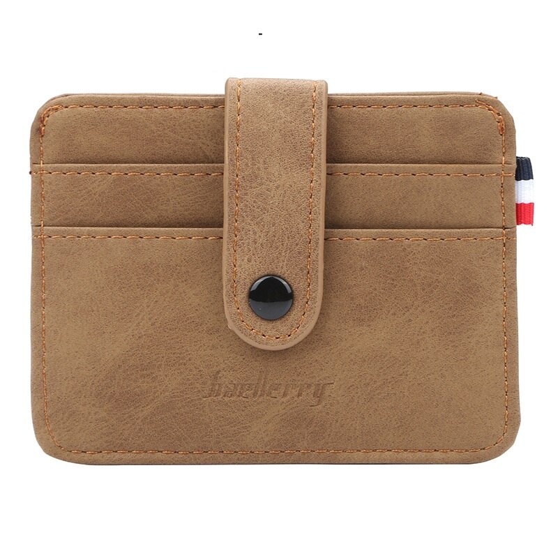 Baellerry Slim PU Leather Wallet Men Magic Wallets Small Purse Male Hasp Vallet Retro Card Holder Mini Holders Carteira