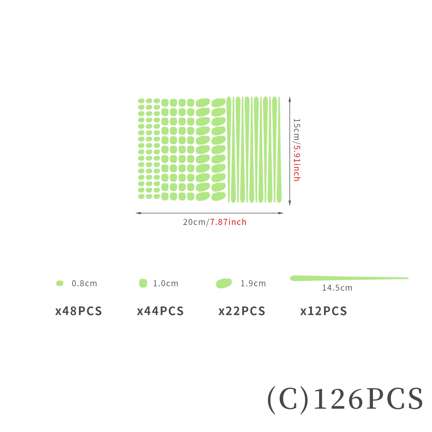 Cartoon Glow In The Dark Stickers Lichtgevende Eenhoorn 3d Muursticker Voor Kinderkamer Woonkamer Slaapkamer Decoratie Thuis Decals: GS-C x 5 sets