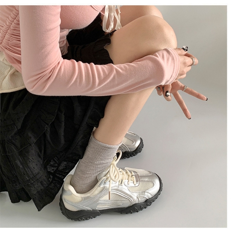 Scarpe da trekking stringate da Tennis Sneakers Comfort incrociato scarpe basse Casual scarpe sportive da donna di alta qualità Sneakers femminili