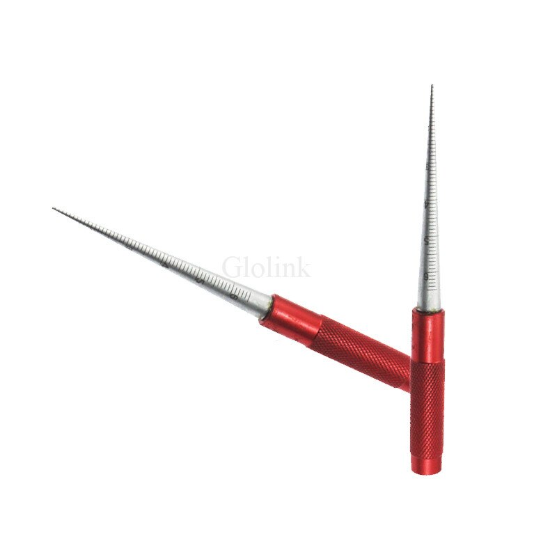 Conical feeler gauge taper cone cylinder gauge 1-6.5mm 3-15mm 15-30mm 30-45mm for measuring hole size diameter tapper gauge