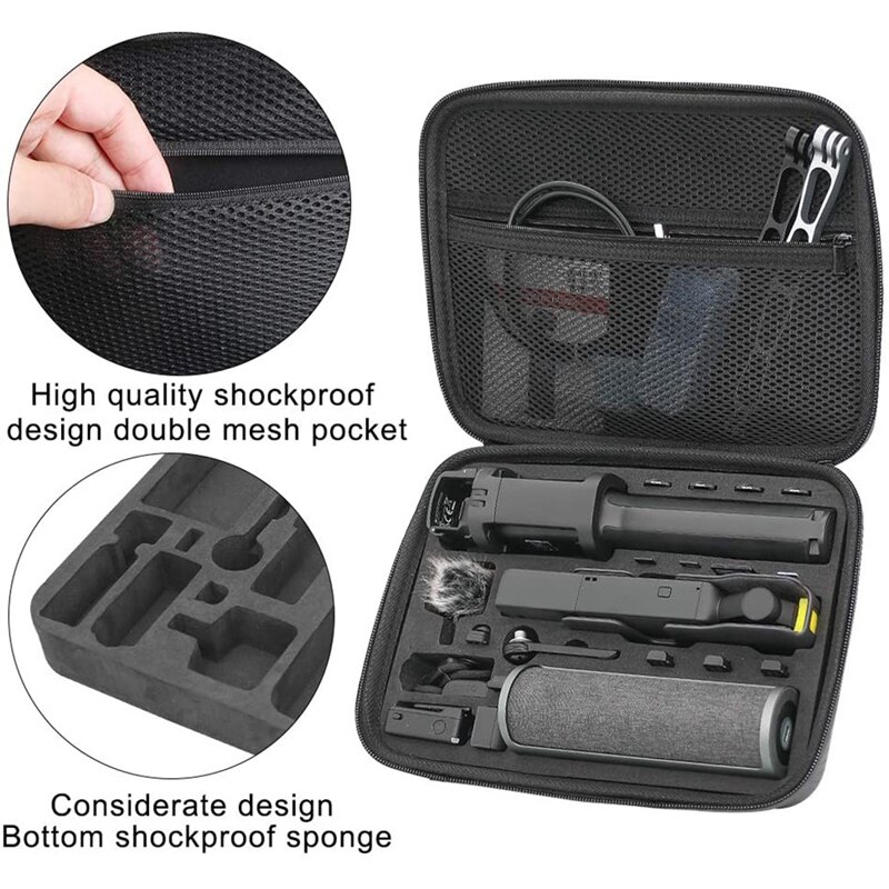 Portable Waterproof Carrying Case for DJI Osmo Pocket 2,Protective Travel Storage Bag for DJI Osmo Pocket 2 Accessories
