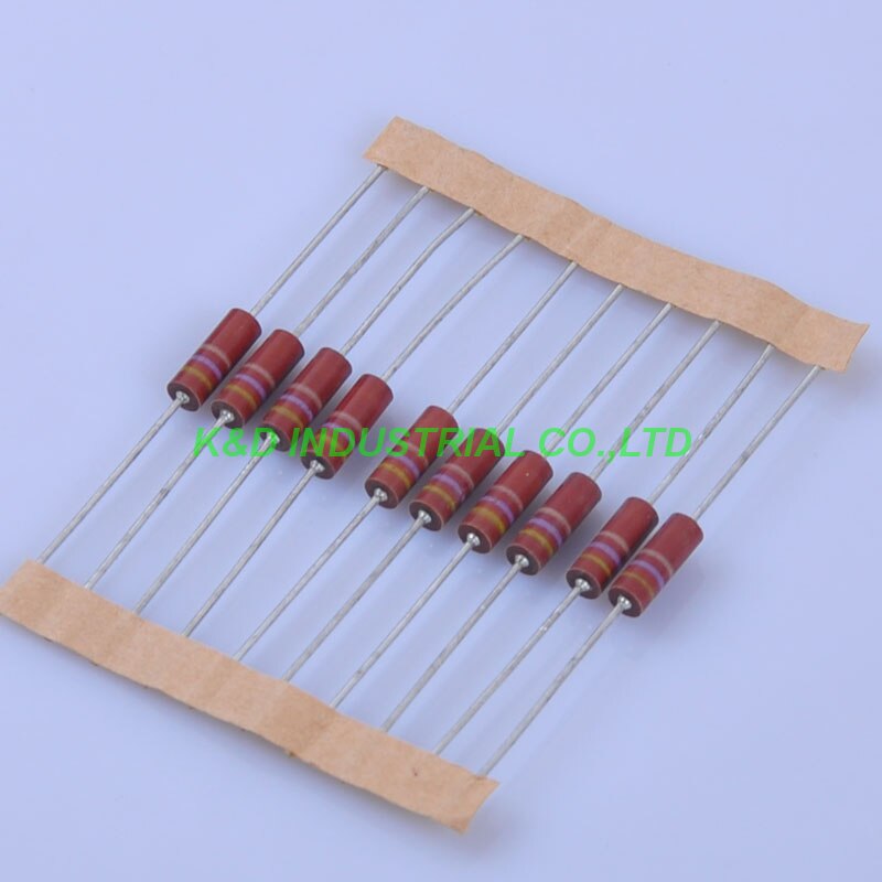 10x Carbon Composition Resistors - 0.5W, 470 Ohm & 0.33 Ohm - Non-Grounding Electric Plug