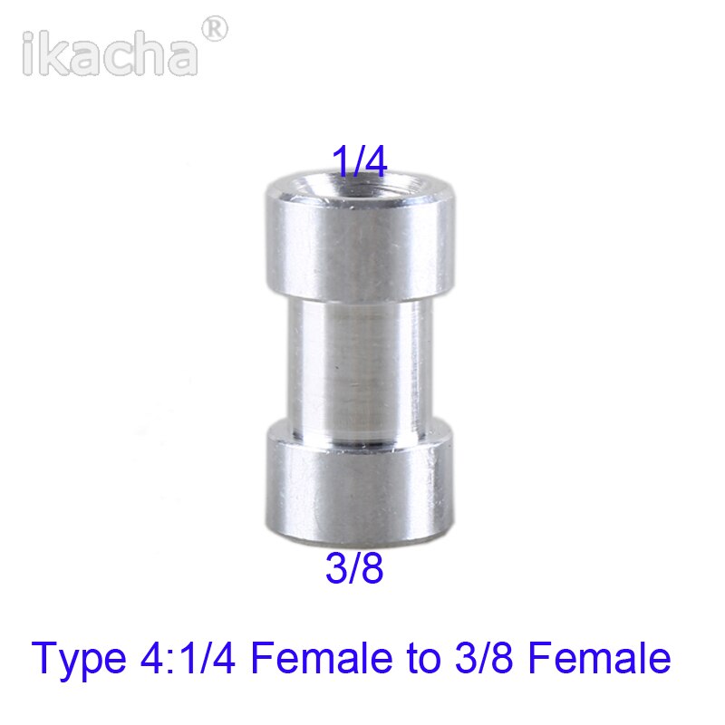 1/4 "zu 3/8" Männlichen zu Weiblichen Gewinde Schraube montieren Adapter Stativ Platte Schraube Für Kamera-Stativ Licht stehen: Typ 4