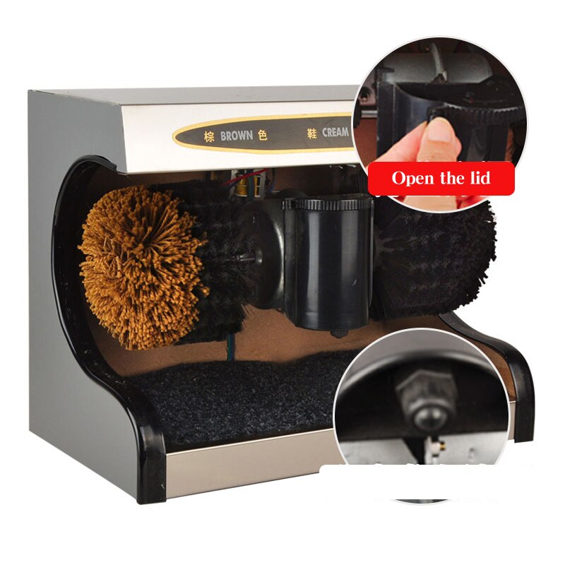 HA-Life Home Shoe Polisher Shoe Polishing Machine Automatic Horizontal Induction Shoe Cleaning Machine
