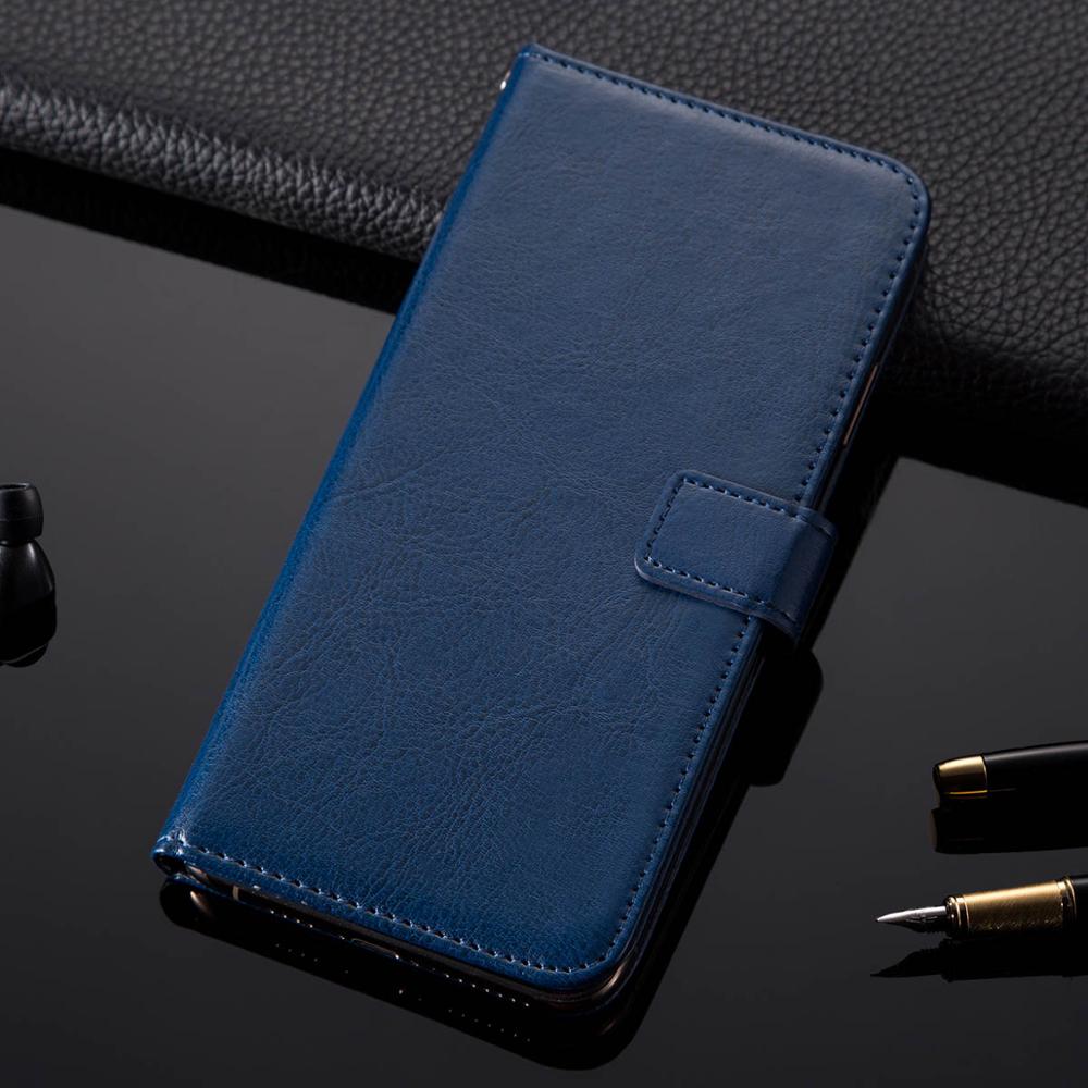 Leather Flip Case cover For BQ 5535L 6035L Strike Power Plus Max 5514G 5514L Strike Power 4G wallet card holder Phone housing: BQ 5514L / blue case