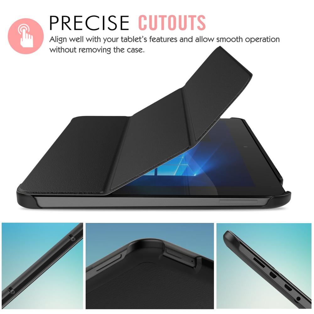 Case Voor Asus Transformer Boek T101HA, ultra Slim Tri-Fold Leather Stand Cover Met Auto Wake/Sleep Voor Asus 10.1 ''Release