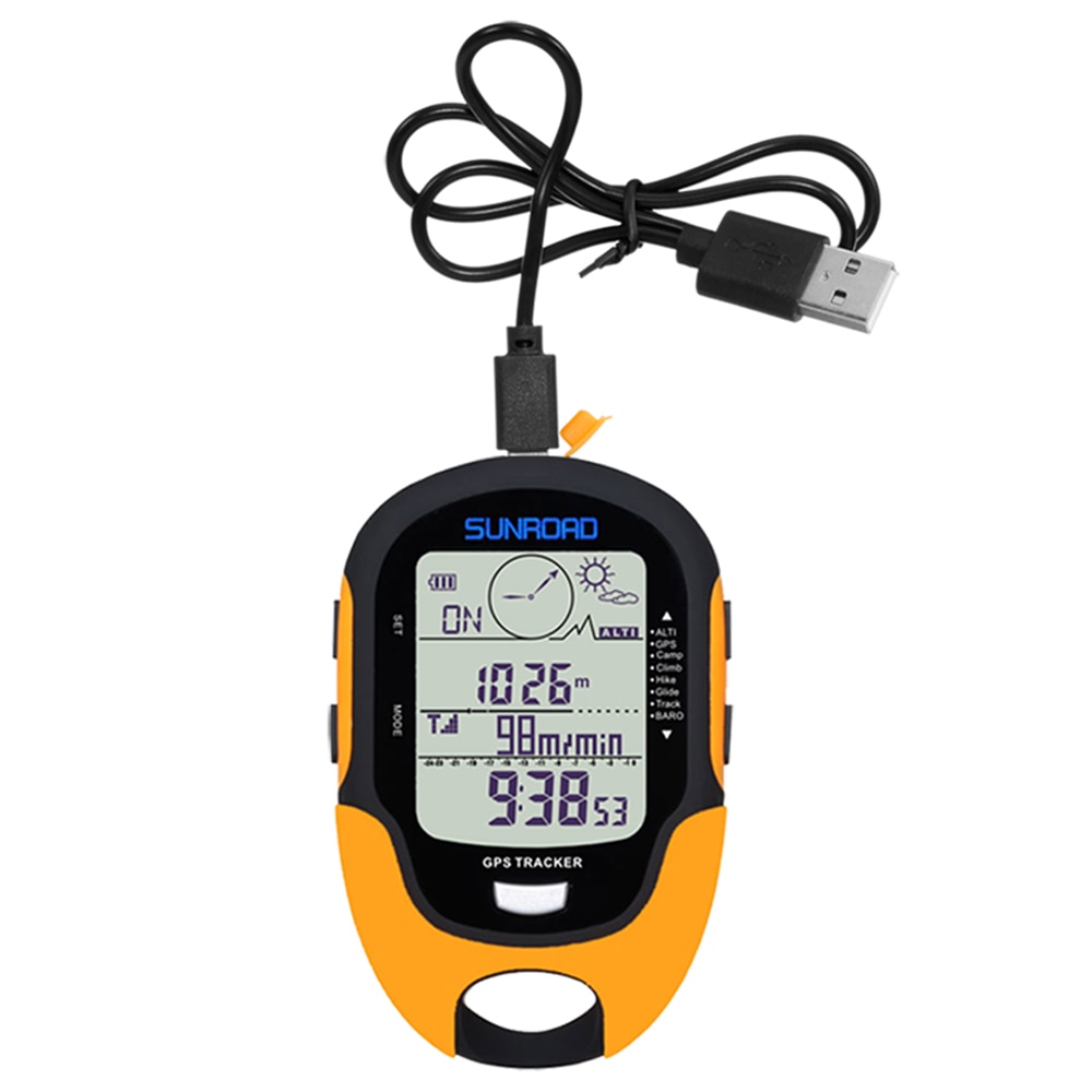 neueste Hervorragende Handheld GPS Navigation Empfänger Tragbare Handheld Digital Höhenmesser Barometer Kompass Locator: GPS