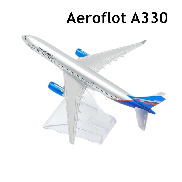 Italia oeairlines Boeing 777 aereo in lega pressofuso modello 15cm aviazione da collezione in miniatura Souvenir ornamento con supporto: Aeroflot A330