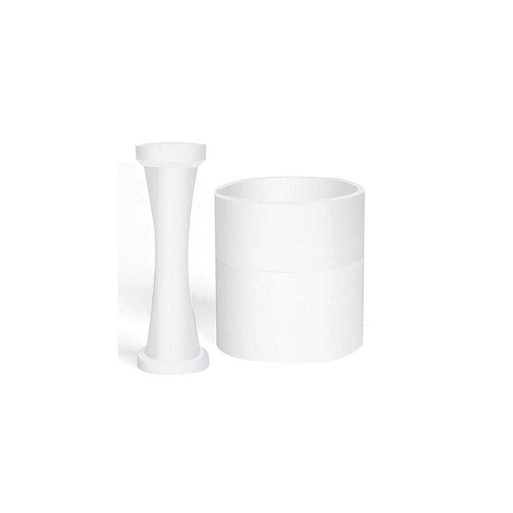 ICafilas Neue Verbesserte Kaffee Kapsel Set Für Nespresso Kaffee Maschine Nachfüllbare Pod Dosierung Ring Tamper Clip: 1Tamper 1Dosing Ring
