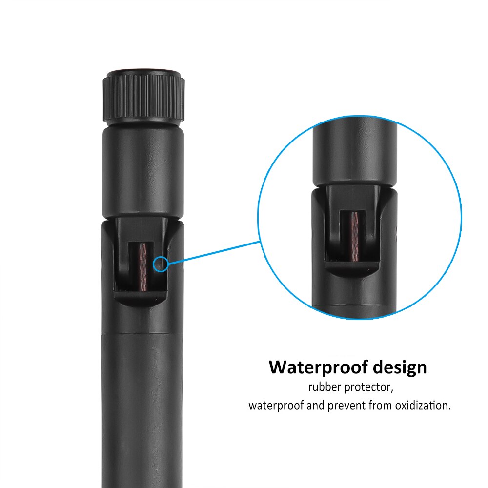 Kebidumei WiFi Antenne 2,4 GHz 5dBi 802.11b/g Luft SMA Männlichen für Mini PCI U. FL IPX zu SMA Männlichen Zopf Kabel Wireless Router