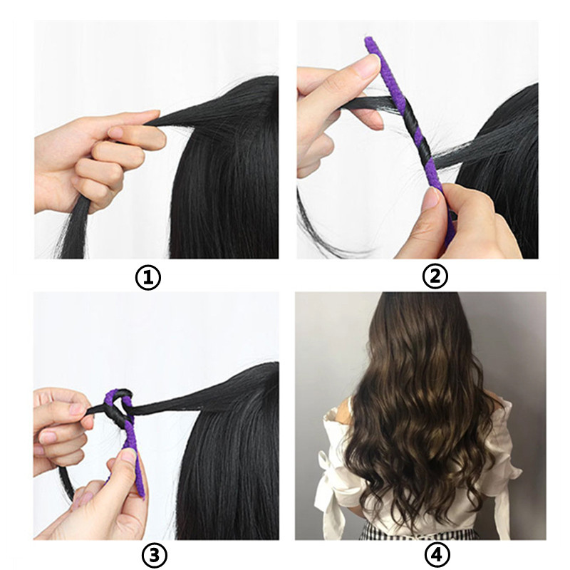 Palo de permanente Afro, cabeza de explosión, accesorios de salón, herramienta de permanente, barra de pelo entrelazada, giro de rizado, alta elasticidad, 20 unids/bolsa