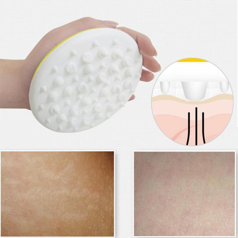 Draagbare zachte anti-cellulitis massageborstel, body slimm massageborstel, badmassager, bodyborstel, cellulitis verminderende bodymassage-tools