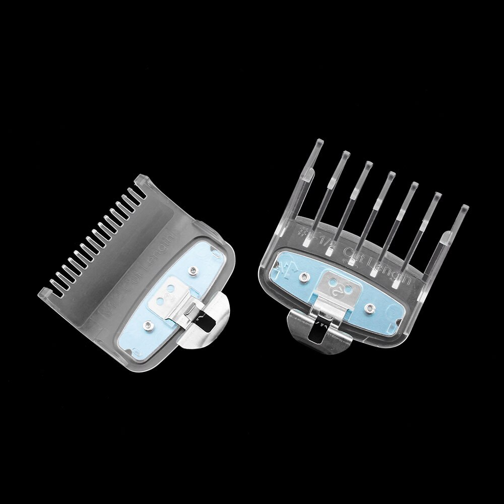 Clipper Kit Combs For Wahl Clipper Electric Clipper Guide Comb Barber Accessories Hair Trimmer Guards Limit Combs: Clear 2