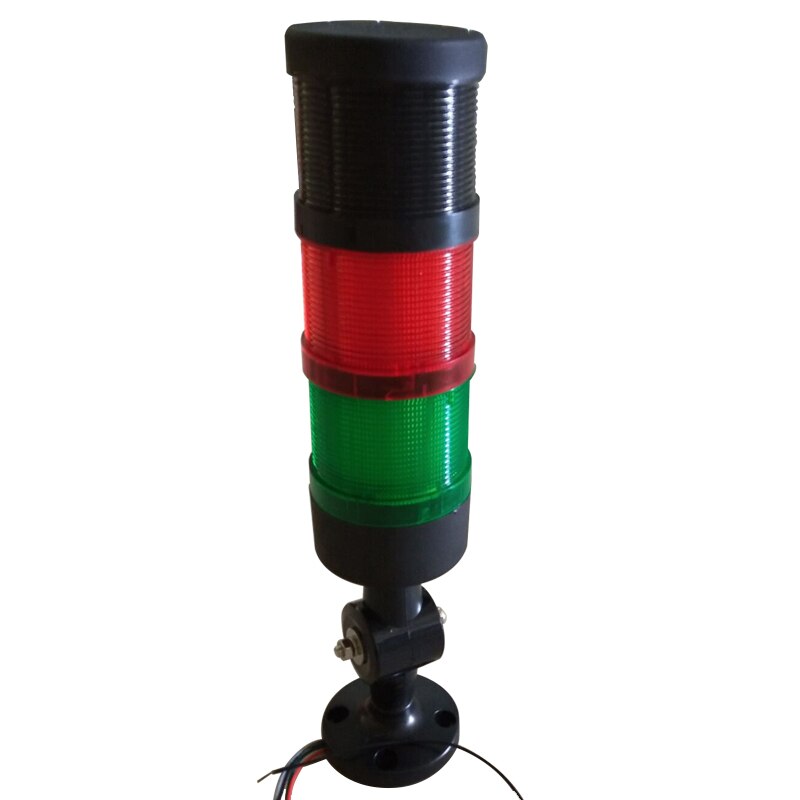 LED Signal Tower Light Stack Safety Lamp With Buzzer LT70-2J Flash, Steady and Rotation 3 in 1